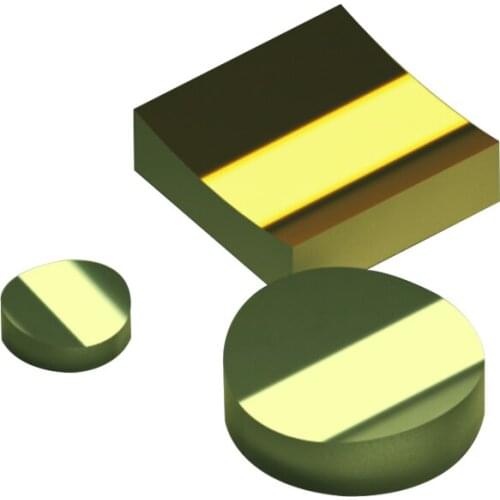 K9 Flat Concave Cylindrical Mirror Gold Film + Protection Diameter 12-25 Mm Optical Element Experiment K9 Optical Glass