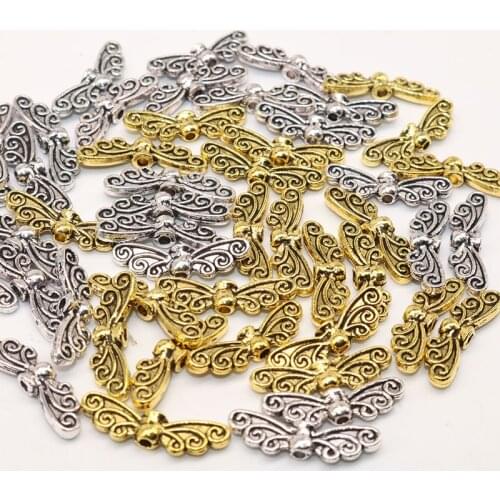 Wholesale Price Tibetan Silver Angel Wing Spacer Beads Pendant Tibetan Retro DIY Jewelry Pendant Charms Diy Jewelry Mking