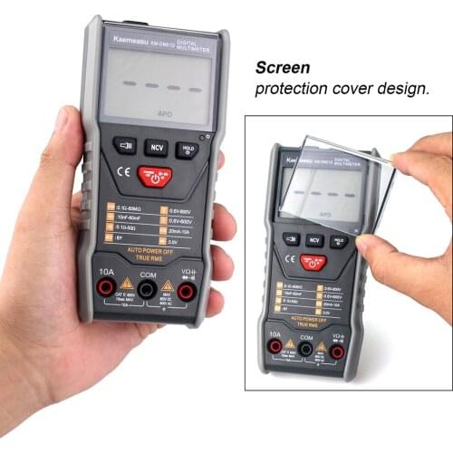 Portable 6000 Counts Smart Digital Multimeter with NCV True-RMS Tester Meter Electric Energy Ammeter Voltmeter