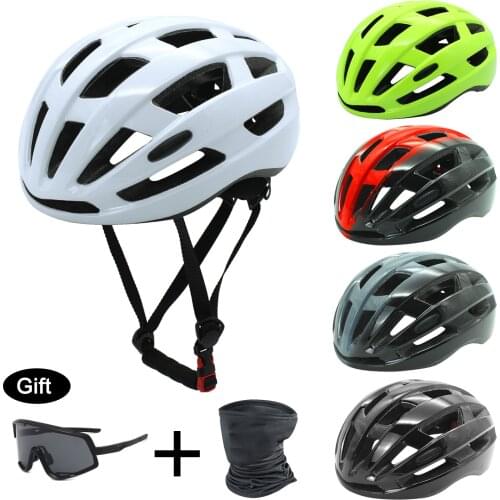 2021 Mens and Womens Bicycle Helmet Mountain Road Bike Cycling Helmet Integrated Outdoor Safety Cycling Helmet MTB