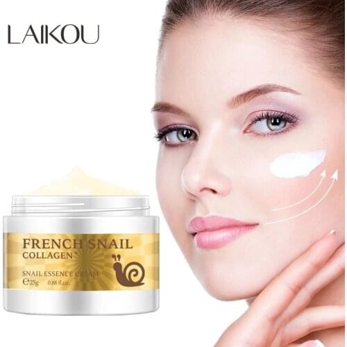 LAIKOU Snail Face Cream Hyaluronic Acid Moisturizer Anti Wrinkle Aging Cream Collagen Nourishing Serum Day Cream for Face