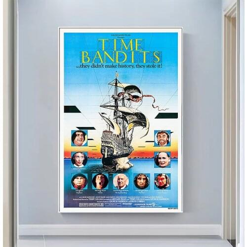 V0821 Time Bandits Vintage Classic Movie Wall Silk Cloth HD Poster Art Home Decoration Gift