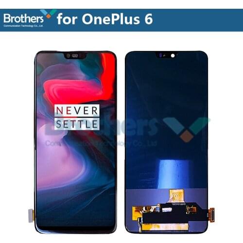 LCD Screen for Oneplus 6 LCD Display for Oneplus 6 Touch Screen Assembly Touch Digitizer TFT Screen Phone Replacemenr Test Work