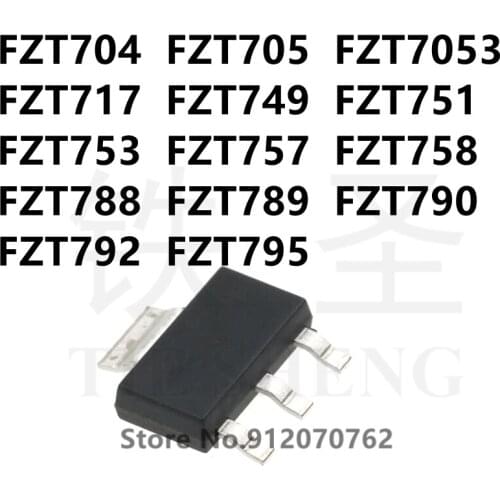 10PCS/LOT original FZT704 FZT705 FZT7053 FZT717 FZT749 FZT751 FZT753 FZT757 FZT758 FZT788 FZT789 FZT790 FZT792 FZT795 SOT-223