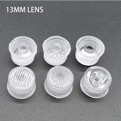 13mm waterproof LED Lens for 3535 3030 CREE XPE XPE2 XPG XPG2 XTE LG TV led Chip