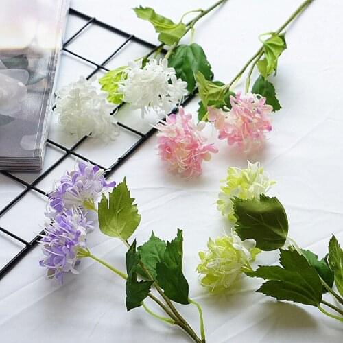 2 heads fog flowers artificial silk flower for Wedding Party Home Ornaments Flower Arrangement Decoration