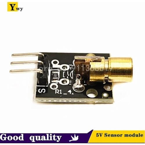 2PCS/LOT 5V laser head sensor module laser tube KY-008 laser module compatible with arduino