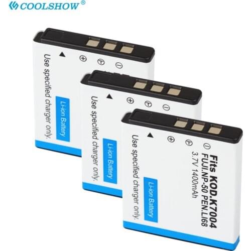 NP-50 FNP50 NP 50 Battery 1400mAh for Fujifilm FinePix F50fd F100fd F60 Fd F200EXR F60fd F75EXR F85EXR Camera Batteries