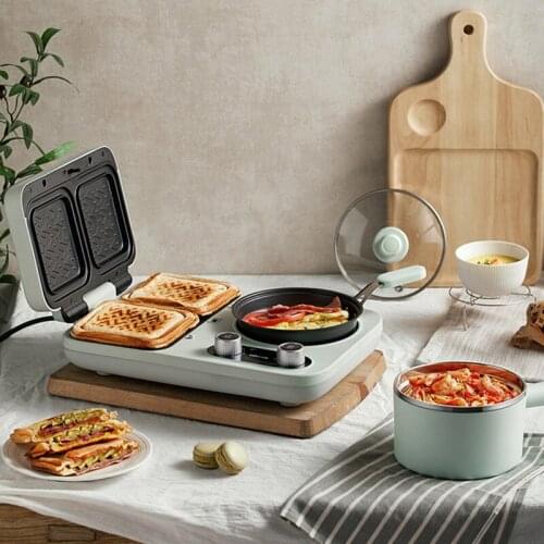 Bear 220V Breakfast Machine Home Sandwich Maker Small Light Food Machine Toast Toaster Multifunctional Breakfast Machine