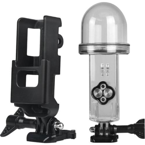 For DJI Osmo Pocket Cam 3pcs Waterproof Case Protective Border Lens Cover Waterproof Up to 60m Scratch-proof Wear-resistant New