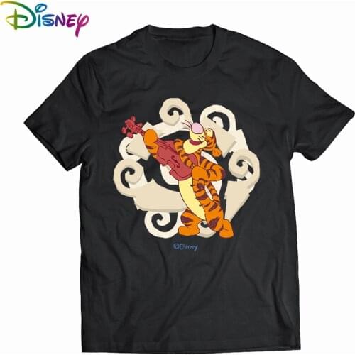 Disney My Friends Tigger & Pooh Mens Woman T-shirts cotton graphic t shirts Summer Short sleeve tee anime tshirt 2021 Tops