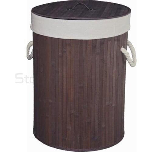 Dirty clothes basket bamboo woven large dirty clothes basket clothes storage basket storage bucket fabric folding finishing box