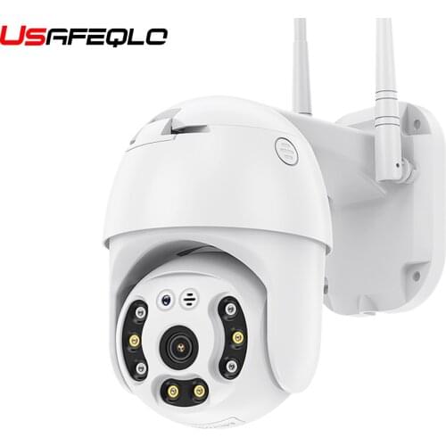 PTZ Speed Dome WIFI IP Camera 1080P 5MP Outdoor 5X Zoom Wireless Camera 8pcs Led IR 30m Two Way Audio CCTV Surveillance Camhiapp