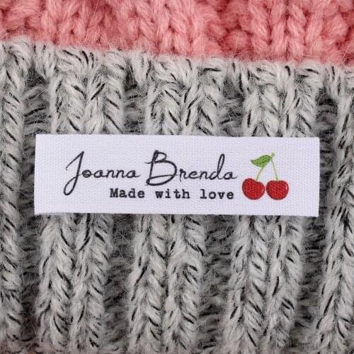 Custom Fabric Labels, Personalized, Fabric Labels Sew-on, Custom Design, Name Custom, Colorfast, 100% Cotton (MD1033)