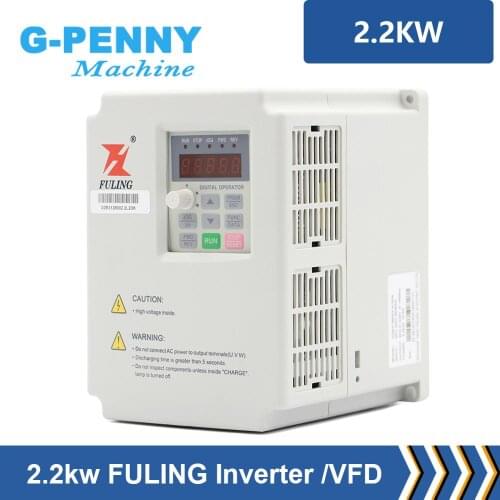 New Arrival! 2.2kw Variable Frequency Drive Fuling VFD more stable 220v /380v 0-1000Hz for spindle speed control best quality
