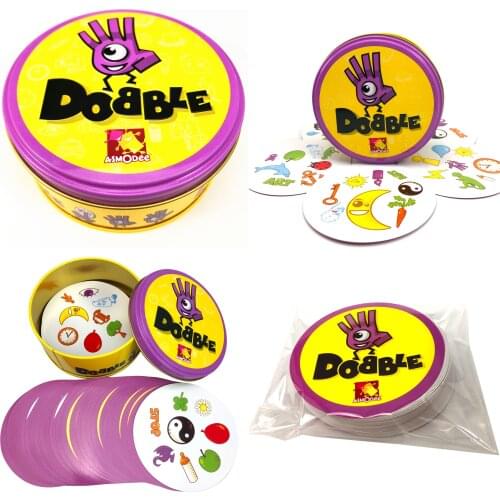 Spot Board Games 83mm Kids Gift Classic Education Card Hip-Hop Animal Holiday Dobble Game Home Party Funny Game