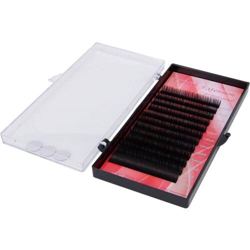 All Size 5 Packs C D Curl Faux Mink Eyelash Extension Mixed Size Free Shipping