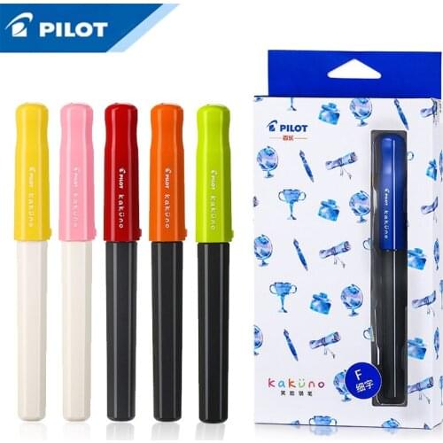 1Pcs PILOT KaKuno smile face pen FKA-1SR resin material grip posture correction replaceable ink bag writing smooth student pen