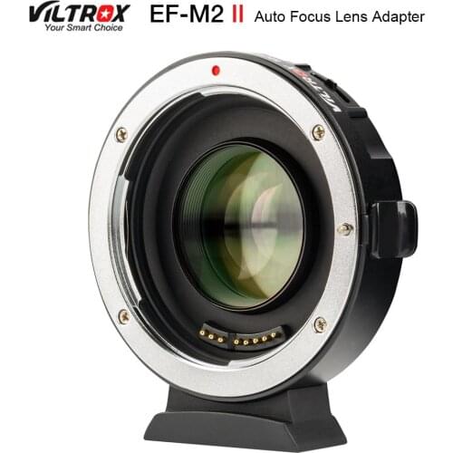 Viltrox EF-M2 II Focal Reducer Booster Adapter Auto-focus 0.71x for Canon EF mount lens to M43 camera GH5 GH4 GF7GK GX7 E-M5 II