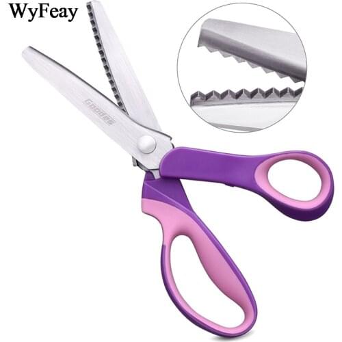 High-quality Pinking Shears Sewing Cut Dressmaking Tailor Leather Handicraft Fabric Upholstery Dressmaking Sewing craft scissors