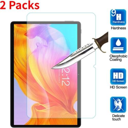 2 Packs Tempered glass screen protector for Teclast M40 M40SE M18 M20 M30 M89 T10 T20 T30 T40 P80 pro P80X P10 P10HD P20 P20HD