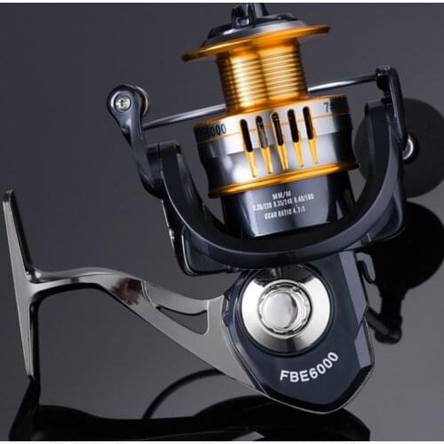2019 New 5.0:1/4.7:1 Fishing Reel 2000-7000 Spinning Reel Carbon Fiber Drag Power Carp Fishing Reel