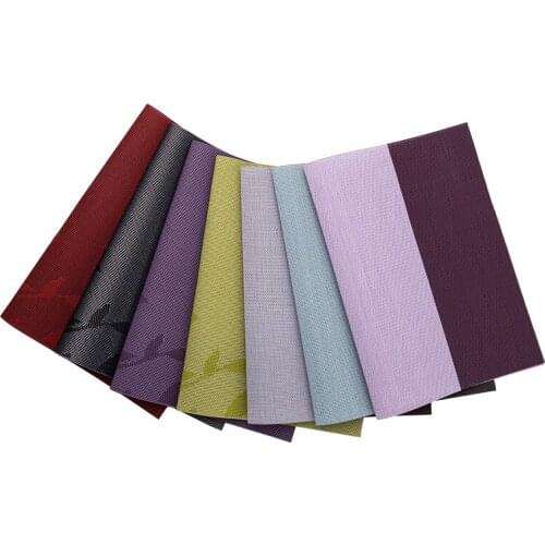 4 pcs European style PVC heat-resistant placemats Restaurant tabletop decoration coasters Waterproof Oil-proof kitchen supplies