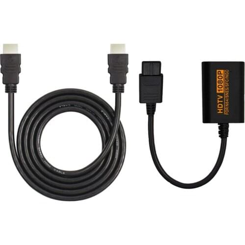 1080P Converter Adapter Converter Dreamcast DC Console HDMI-Compatible for Nintendo 64 NGC/N64/SFC Game Console