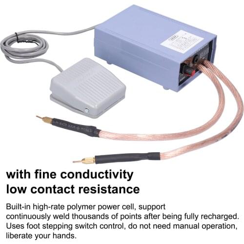 Household Portable 18650 Battery Spot-welding Machine High Power Rechargeable Welding Device for 0.1-0.25mm Nickel Sheet