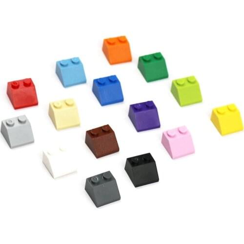 City House Roof Tile 2 X 2 Bricks Slope 45° 2 x 2 DIY Enlighten Building Block Bricks Toys For Children 3039