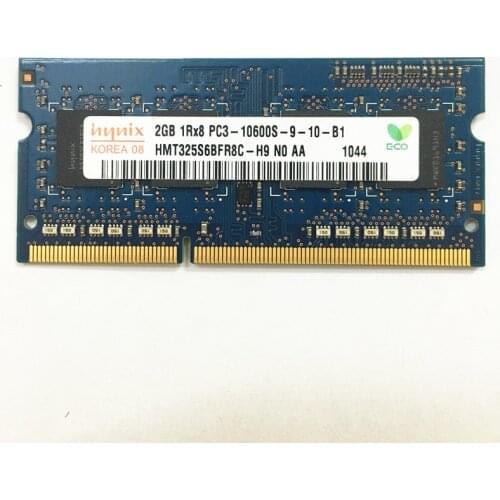 Hynix ddr3 rams 2GB 1RX8 PC3-10600S-9-10-B1/B2 DDR3 2GB 1333MHz laptop memory 1.5V