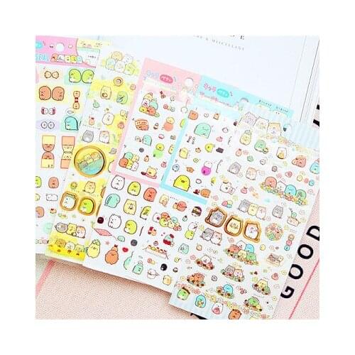 IVYYE Sumikko Gurashi Fashion Anime Scrapbook Stickers Cartoon Paper Decoration sticker Kid Child DIY Handmade Gifts Girls New