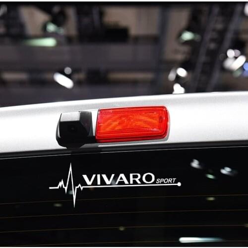 2 Pcs Window Vinyl Decals Car Styling Self Adhesive Emblem Car Stickers For Opel Vivaro