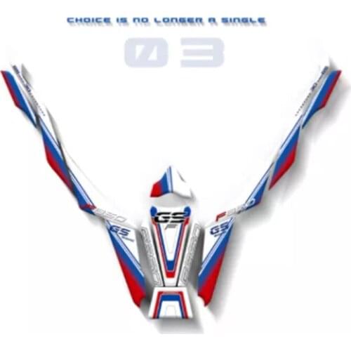 New 3D gel fuel tank side fairing protection sticker fuel tank decal racing kit sticker for BMW F850GS f850 gs f 850 gs