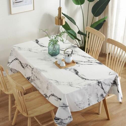 Modern Cotton Table Cloth Rectangular Tablecloth Home Dining Table Cover Restaurant Hotel Tablecloth Printed Table Cloth