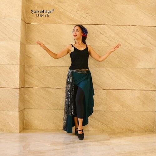 Belly Dance Hip Scarf Wrap Waistband Belt Skirt For Women DancingCB33