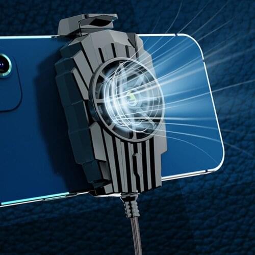 Universal Quick Cooling Radiator USB Cooler System Cooling Fan Gamepad Holder for Mobile Phone Mobile Phone Accessories 2021