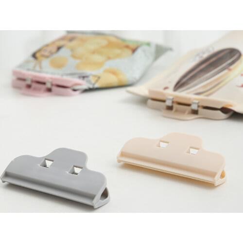 1Pcs Household Food Sealing Clip Portable Practical Food Sealing Powder Food Package Bag Multifunctional Plastic Bag Clip