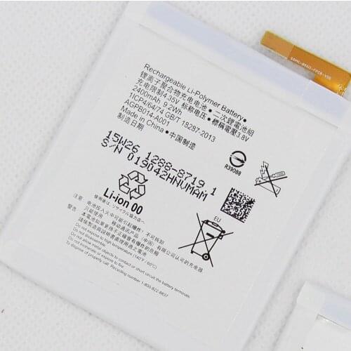 10pcs/lot 2400mAh Mobile Phone Battery LIS1576ERPC/AGPB014-A001 For Sony Xperia M4 Aqua 4G E2303 E2333 E2353