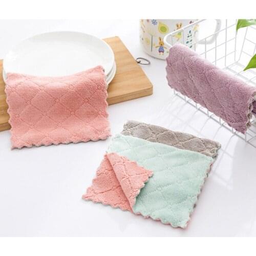 8/pieces of microfiber cleaning cloth household wipes kitchen towel cleaning kitchen dish towel cleaning supplies