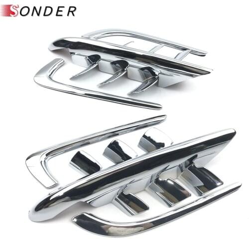 Chrome Shark Gills Fairing Accents Decoration Parts GL 1800 11 10 09 08 07 06 05 accessories For Honda Goldwing GL1800 2001-2011