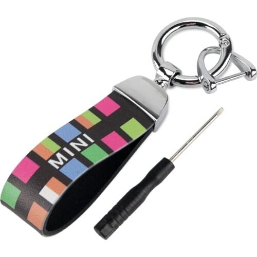 Car Key Chain Keychain Key Ring Keyring For Mini Cooper S R56 JCW R50 F56 R53 F55 R60 R55 R52 F54 F57 F60 R57 R58 Accessories
