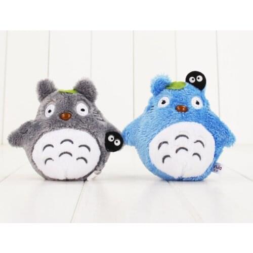 10cm Totoro Keychain Pendants My Neighbour Totoro Miyazaki Hayao Totoro with Fairy Dust Plush Toy