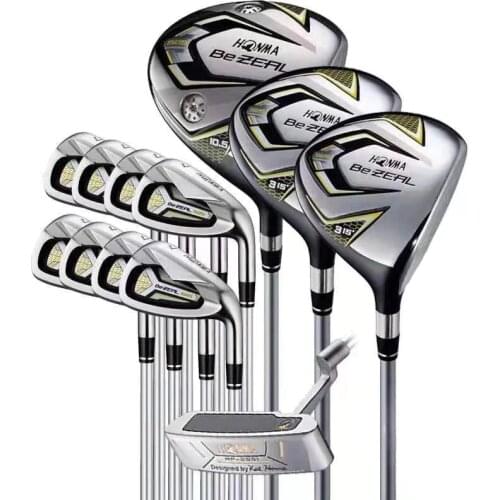 Honma BEZEAL 525 golf clubs Honma 525 golf clubs complete set of 5-11Sw R / S / SR -Flex graphite shafts with ball caps