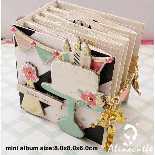 Die Cut Metal Cutting die photo Album memory book Die Tag Heart Alinacraft Scrapbook Papercraft DIY Card Stencil Cutter Punch