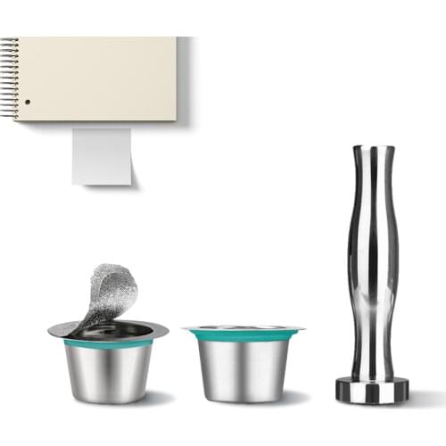 6PCS Nespresso Reuable Cafe Capsula Cup Refillable Coffee Filter Capsula Reusable De Cafe Recargables Nesspreso Coffee Dripper