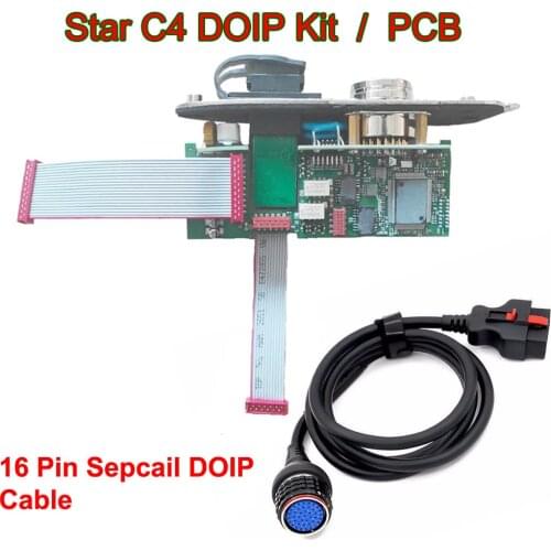 DOIP Kit PCB For MB Star C4 PlUS Sd Connect For car & truck with C4 doip 16PIN cable obd2 car cable diagnostic tool Multiplexer