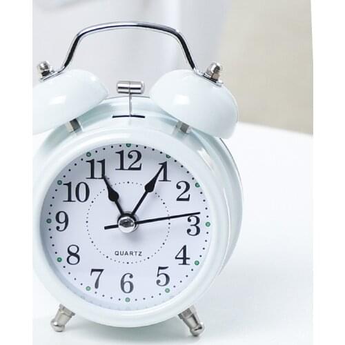 Super loud retro bell-shaped alarm clock or wall clock mute desk bedroom office home decoration bedside clock ornaments