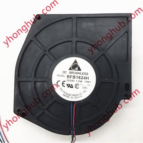 Delta Electronics BFB1624H -T6N1 DC 24V 1.10A 160x160x40mm Server Cooling Fan