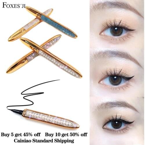 Wholesale Magic Self-adhesive Eyeliner Pen Glue-free Magnetic-free for Eyelashes Waterproof No Blooming Eye Liner Pencil Makeup